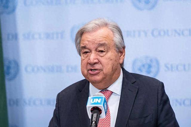 皇冠平台_古特雷斯强烈谴责