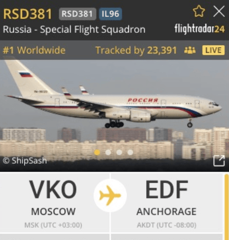 皇冠信用網在哪里注册_俄专机穿过极地抵达阿拉斯加皇冠信用網在哪里注册，美俄会谈地“全副武装”：数百特工入驻，安保规则曝光